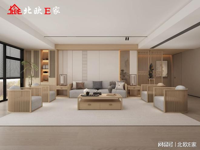 具搭配方案品味生活的静谧时光ky开元棋牌北欧E家实木家(图5)