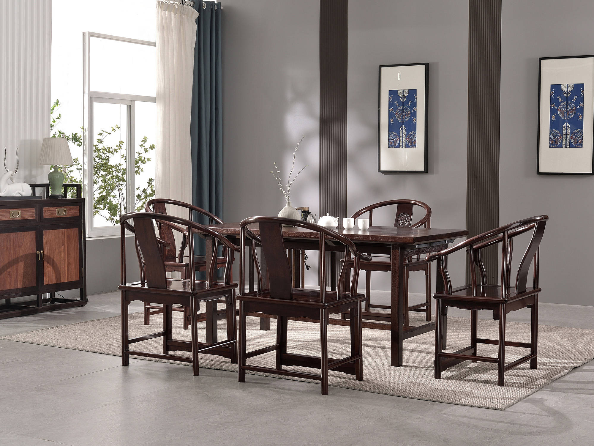 清古典与新中式设计餐桌厂家直销与客厅餐厅家具选购全攻略开元棋牌2025 年 12 月红木餐桌品牌实力推荐：明(图1)